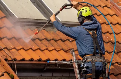 Démoussage et hydrofuge de toiture à Sansa